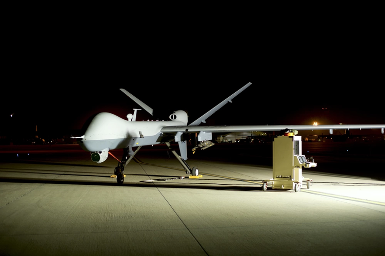 MQ-9 "Reaper" drone on a U.S. military base