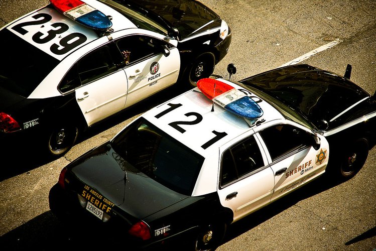 LA County Sheriff's Department cars