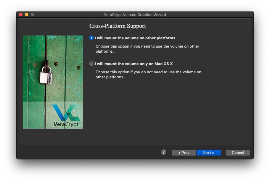Cross platform support option enabled
