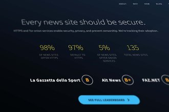Screenshot of Secure The News
