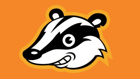Header image depicting a grinning badger avatar