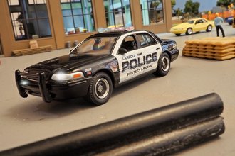 Toy Laredo police car