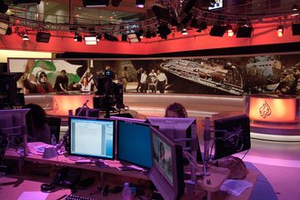 Al Jazeera newsroom