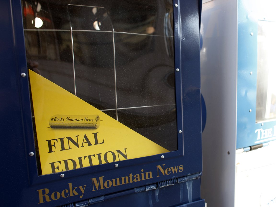 Final Edition Rocky Mountain News 2009