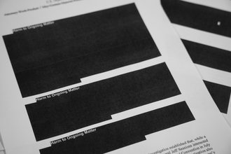 Special counsel Robert Mueller's report, with redactions, as released on Thursday, April 18, 2019