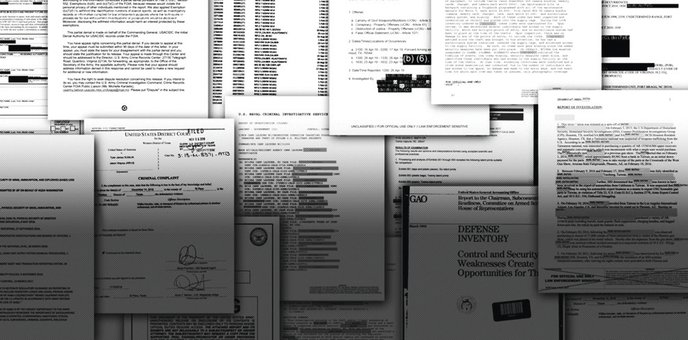 A photo illustration of documents gathered during an AP investigation