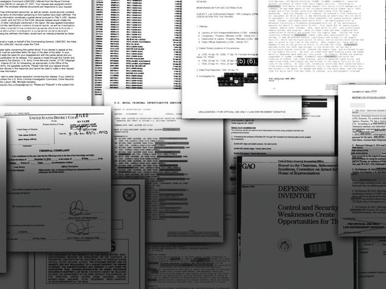 A photo illustration of documents gathered during an AP investigation