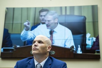Matt Taibbi at a House hearing in 2023