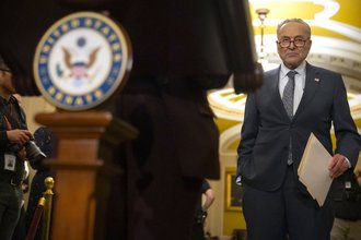 Senate Majority Leader Chuck Schumer, Feb. 27, 2024, in Washington.