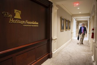 Heritage Foundation headquarters in Washington, D.C., June 2024