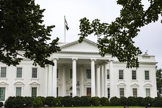 The White House exterior in October 2024.