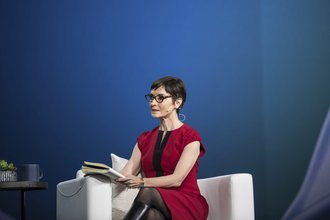 Journalist Catherine Herridge speaking at an event in Las Vegas in January.