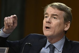 Sen. Michael Bennet grills Director of National Intelligence nominee Tulsi Gabbard at yesterday’s confirmation hearing about whether Edward Snowden is a traitor.