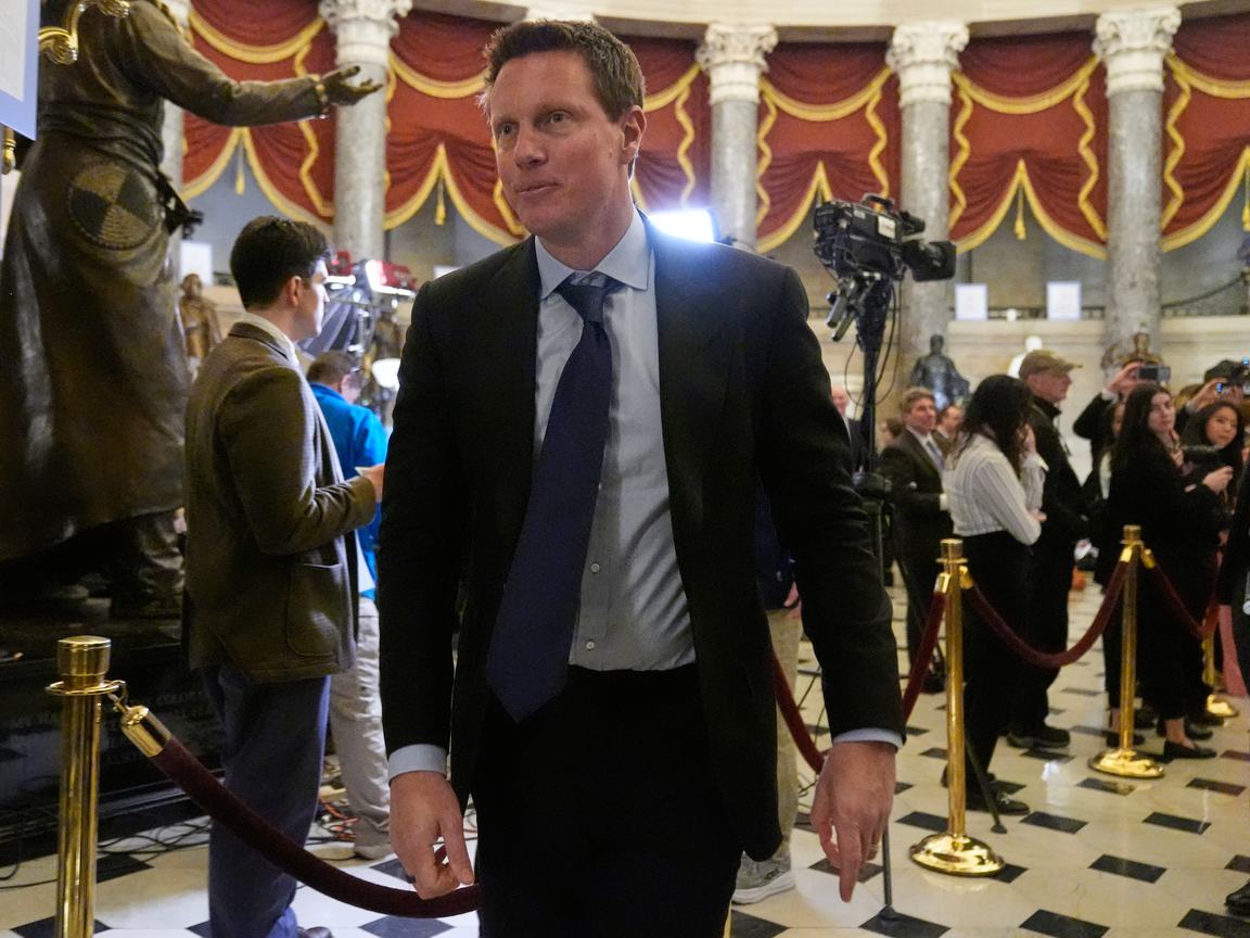 Paramount Skydance chairman and CEO David Ellison arrives before President Donald Trump’s State of the Union address in the House chamber at the U.S. Capitol in Washington, Feb. 24, 2026