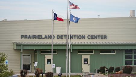 The Prairieland Detention Center in Alvarado, Texas, in March 2026