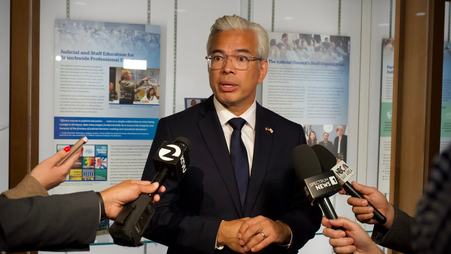 California Attorney General Rob Bonta in San Francisco in August 2026.