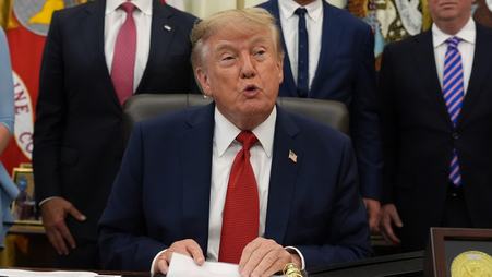 President Donald Trump in the Oval Office in September 2026.