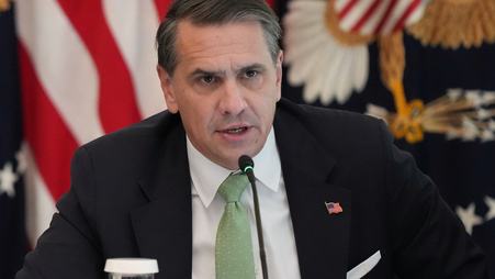 Attorney General Todd Blanche at the White House in October 2026.