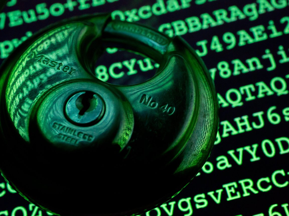 A sample public key of the encryption software GnuPG, an open source version of the PGP encryption program.