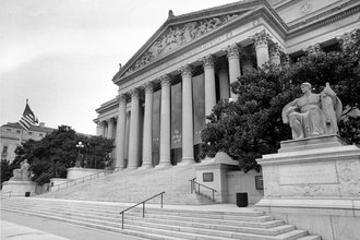 The National Archives building in Washington, D.C.