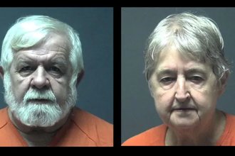 Mugshots of Atmore News journalist Don Fletcher and publisher Sherry Digmon