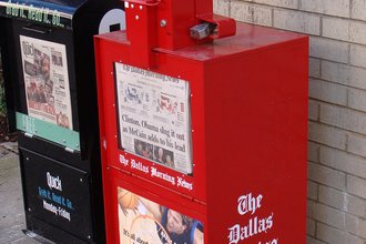 “The Dallas Morning News dispenser” by Bonita la Banane