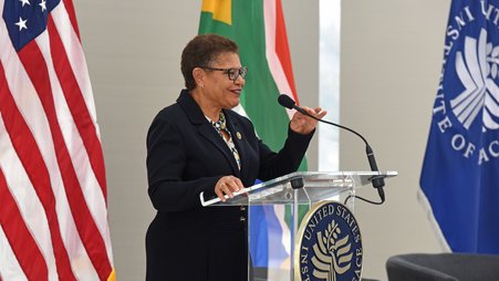 Los Angeles Mayor Karen Bass