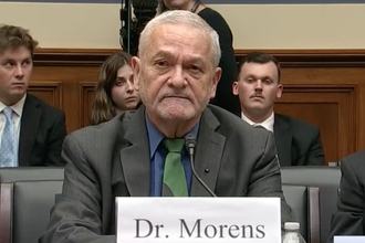 David Morens testifying in Congress in 2024.