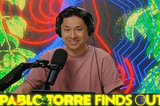A screenshot of podcaster Pablo Torre from the YouTube channel for his show, “Pablo Torre Finds Out”