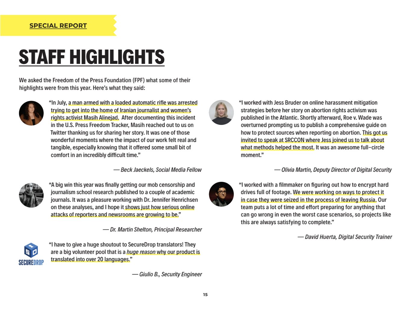 Staff Highlights: FPF Highlights From the Year