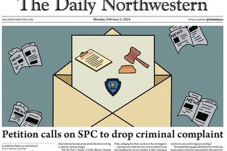 The Daily Northwestern front page - Feb. 5, 2024