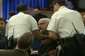 Journalist Sam Husseini being forcibly removed from Secretary of State Antony Blinken's news conference.