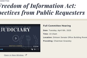 2025 FOIA hearing website