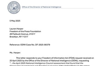 Official letter announcing TdA release to FPF
