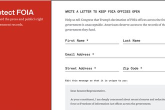 Protect FOIA action center