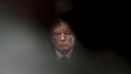 President Donald Trump during a meeting with the members of Congress in the Cabinet Room of the White House, in Washington, D.C., on June 20, 2018