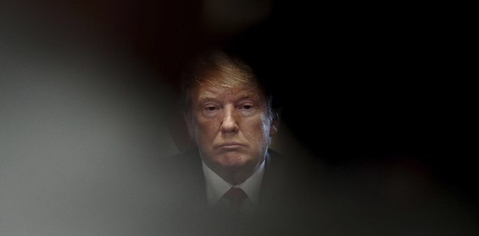 President Donald Trump during a meeting with the members of Congress in the Cabinet Room of the White House, in Washington, D.C., on June 20, 2018