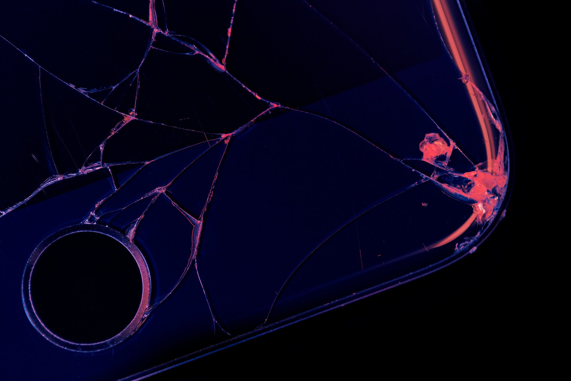 Broken smartphone