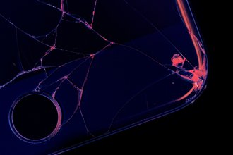 Broken smartphone