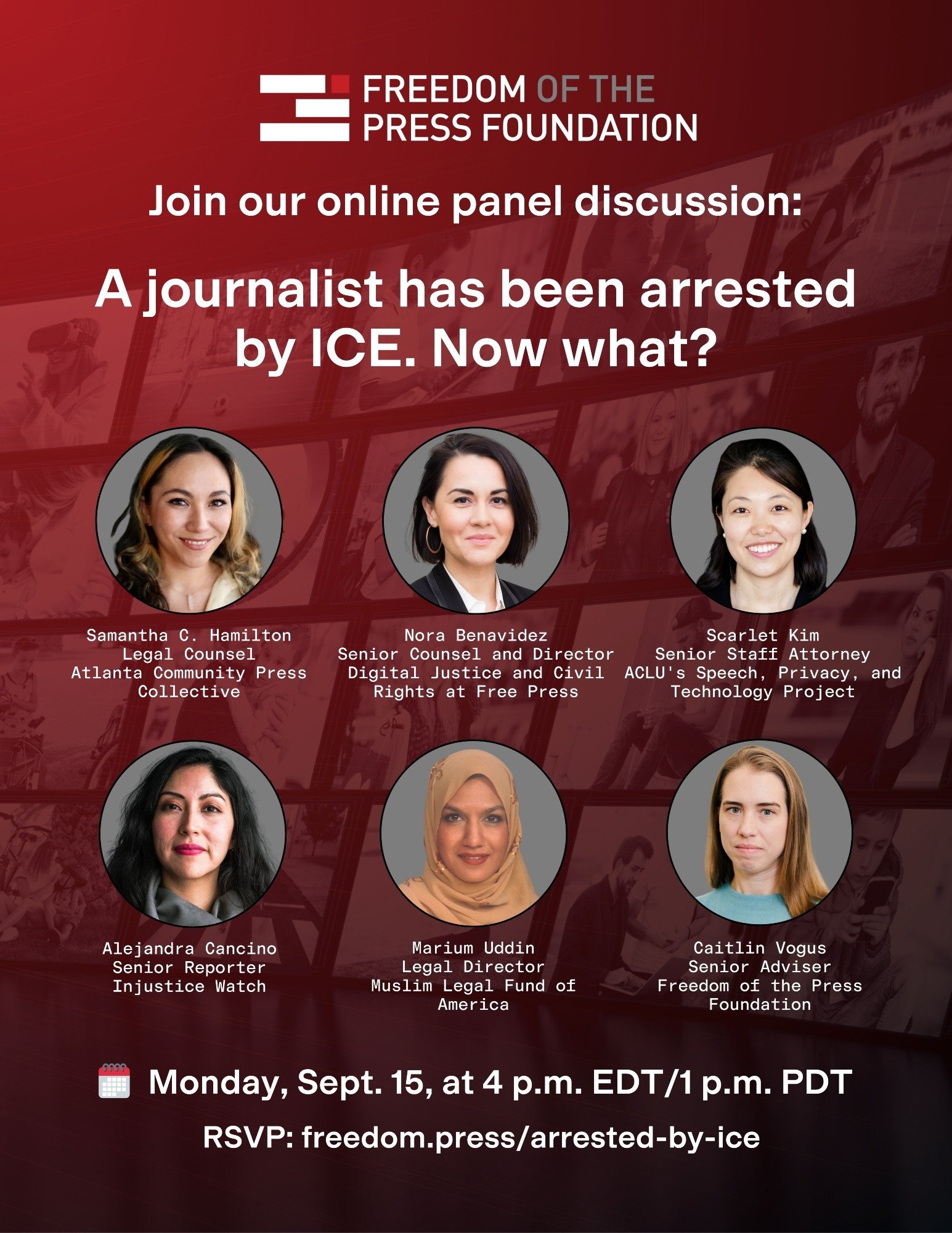 ICE arrest panel September 2025