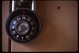 Combination lock header