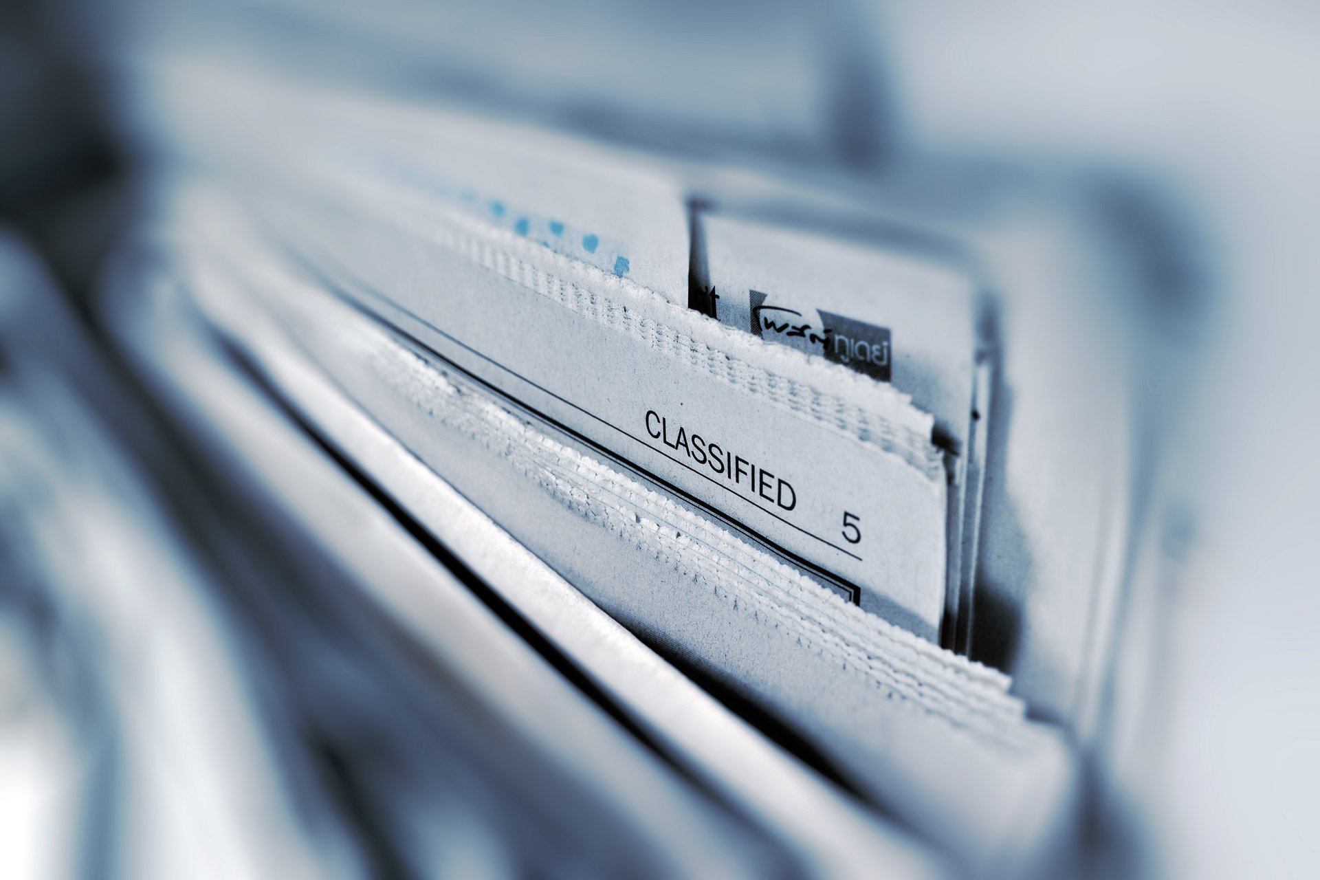 Newspapers, classified