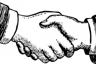 A header image of a handshake