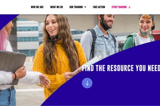 Header image for RightToBe's harassment resources