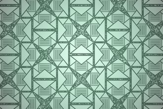 Header image showing pattern of mail envelope icons