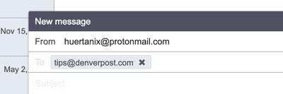 protonmail change email address