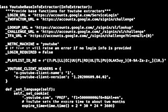 youtube-dl code